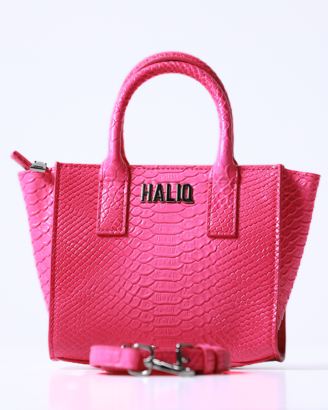 Pre-Sale Haliq Pink Python Tote